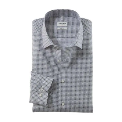 Camicia Da Uomo Olymp Level Five Verde Minimal 215774 47 Oliva - Immagine 1 di 4