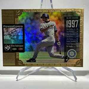 1998 lámina de oro holo cubierta superior UD3 PowerCorps Alex Rodríguez Yankees Mariners - Imagen 1 de 6