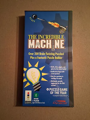 Incredible Machine (3DO, 1994) Brand New Sealed 3d0 Puzzle Game Clean - Image 1 of 4
