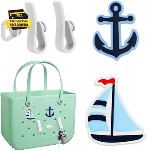 Decoración para accesorios de bolsa Bogg, 2 piezas dijes de bolsa Bogg con soporte de llave de 3 piezas para - Imagen 1 de 6