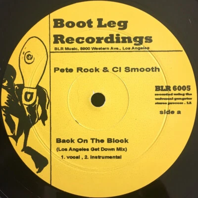 Pete Rock & C.L. Smooth / Thes One Feat. Double K - Back On The Block / Rhymin'  - Image 1 of 4