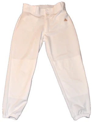 Adidas Baseball Pants Boy's Large White 100% Polyester Excellent Condition - Image 1 of 4