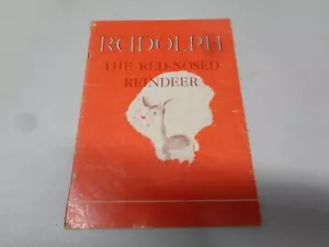 Rudolph The Red-Nosed Reindeer #nn Montgomery Ward Promo 1946 RARE 1st Rudolph - Picture 1 of 4