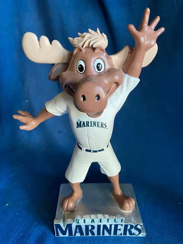 Vintage Seattle Mariner Moose Mascot Promo Figure Statue Ltd Ed 2018 Retired Cover