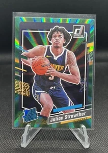 2023-24 Donruss Julian Strawther #242 Green Laser RC Denver Nuggets - Picture 1 of 2