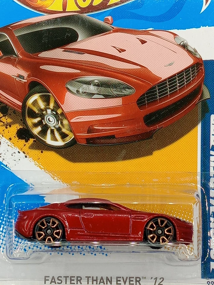 Hot Wheels FASTER THAN EVER '12 ~ ASTON MARTIN DBS (Red) (99/247) V5399 New! - Image 1 of 3