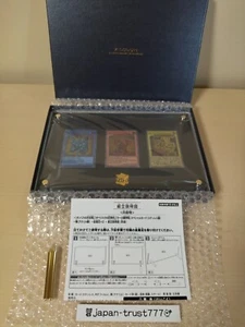 Yu-Gi-Oh TCG 25th Anniversary Stainless Steel Egyptian God Cards *UNUSED in Box* - Picture 1 of 17