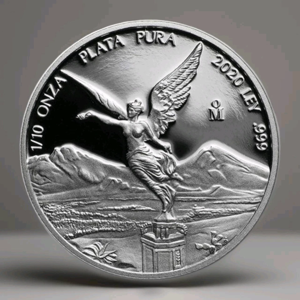 2020 Mexico Libertad Onza Proof 1/10oz Silver Coin Original Mint Capsule - Image 1 of 2