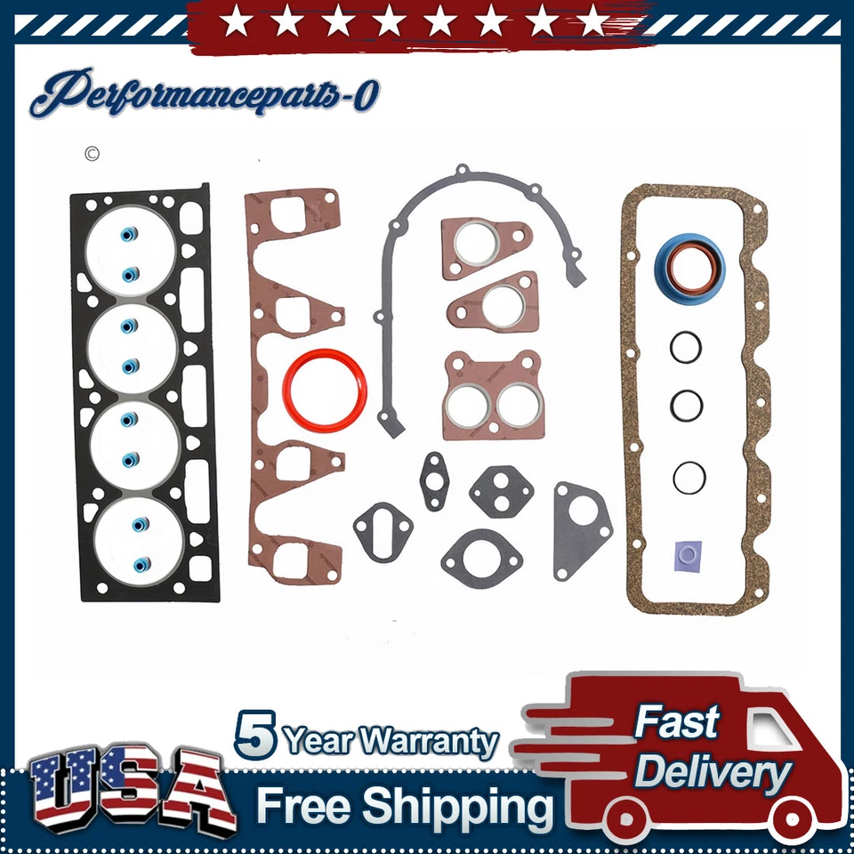 Engine Kit Gasket Set for Ford Tempo 1991 1992 1993 1994 2.3L L4 - Image 1 of 1