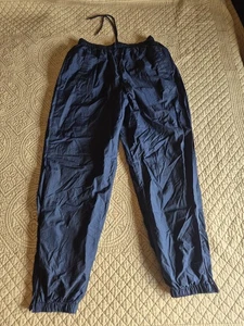 Vintage Russell Athletic Windhose Damen L gefüttert. Kordelzug dunkelblau  - Bild 1 von 9