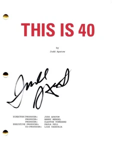 Judd Apatow signed Autogramm This Is 40 Full Movie Script Drehbuch - Paul Rudd - Bild 1 von 4