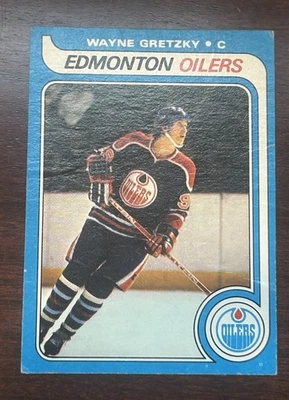 Tarjeta de novato (RC) 1979-80 Topps - Wayne Gretzky #18 Edmonton Oilers Foto 1 de 4