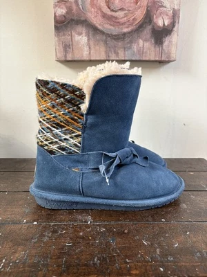 Botines BearPaw forrados de piel de cuero para mujer talla 9 Foto 1 de 4