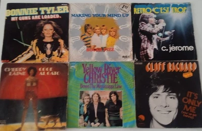 Lote 6 Discos Single Vinyl 7" Años 70 Y 80 (I) España Y Francia - Imagen 1 de 4