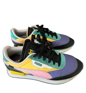 Puma Sneakers Future Rider X Aka Boku Mens Blue Collaboration Shoes Size 6 - Picture 1 of 18
