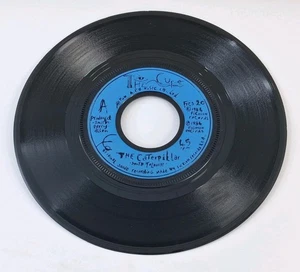 The Cure - Caterpillar /Happy The Man 7" Vinyl Record 45rpm Blue Injection Label - Imagen 1 de 8
