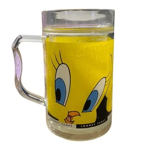 Vintage 1996 Tweety Bird Frosty Freezer Mug Looney Tunes Warner Bros Cup - Picture 1 of 8