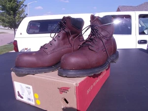 Gebrauchte Red Wing Redwing Stahlkappe Arbeitsstiefel Herren 13 EE. Made in USA. - Bild 1 von 13