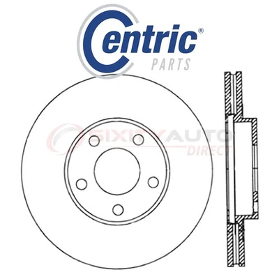 Centric C-TEK Disc Brake Rotor for 1998 Volkswagen Passat 1.8L 2.8L L4 V6 - tw Foto 1 de 4