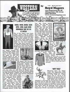 2017 March - April #136 Western Clippings - B Western Movie Fanzine- - Picture 1 of 2