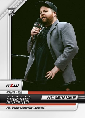 2025 Panini Instant MLW #25 Paul Walter Hauser Slaughterhouse 2025 RC PRESALE - Image 1 of 2