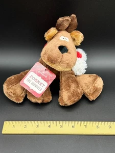 Rodney la renna 7" sacchetto fagiolo seduto peluche segno distintivo - Foto 1 di 14