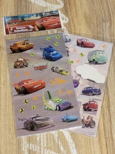 2010 Disney Pixar CARS Stickers 1 Sealed Package of 4 Sheets, + 2 extra sheets - Picture 1 of 5
