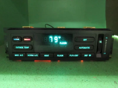 95 TOWN CAR EATC AUTOMATIC CLIMATE HEATER CONTROL P1F5VH-19C933-AF REBUILT 3246 - Image 1 of 4
