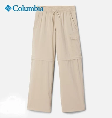 Columbia Boys Ridge Convertible Cargo Utility Pants Tan M 10/12 NWOT - Image 1 of 3