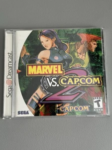 Marvel vs. Capcom 2 (Sega Dreamcast, 2000) sehr guter Zustand Disc komplett CIB Handbuch GETESTET - Bild 1 von 6
