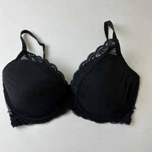 Natori Feathers Plunge T-Shirt Bra Womens 34DD Lace Underwire Lightweight New - Picture 1 of 13