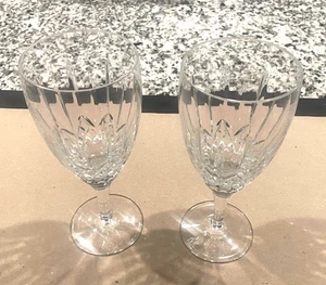 PAR DE BEBIDAS HELADAS WATERFORD CRISTAL LISMORE NOUVEAU #136776 EN MUY BUENA CONDICIÓN - Imagen 1 de 3
