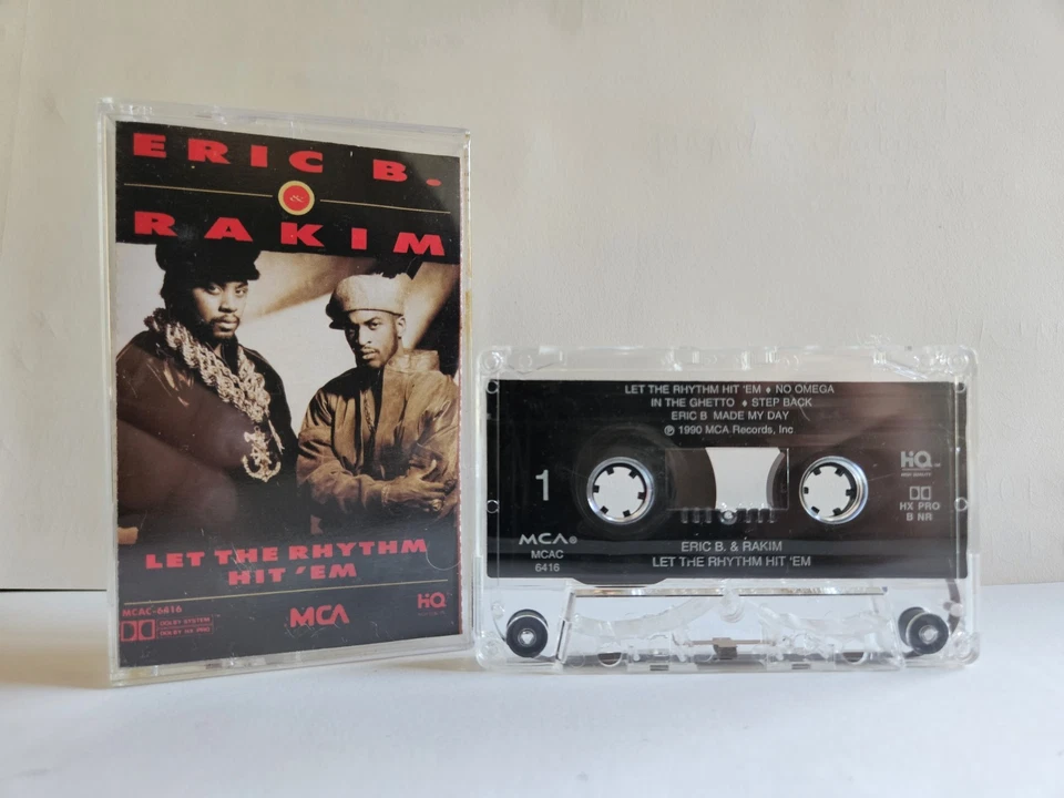 Eric B. & Rakim - Let The Rhythm Hit 'Em (Cassette Tape, 1990, MCA)  Foto 1 de 1