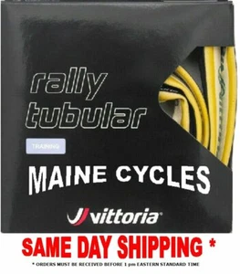 Vittoria Rally tubular 700 x 21 black tan (gum)   USA BASED - Picture 1 of 2