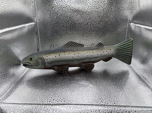 Wooden Vintage Rustic Lodge Rainbow Trout Fish Wall Hand Crafted - Picture 1 of 16