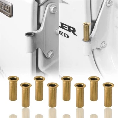 Door Hinge Pin Liners Bushings Replacement Kit For Jeep Wrangler JK 2007-2018 Foto 1 de 4