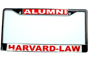 Harvard Law License Plate Frame - Picture 1 of 1