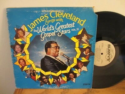JAMES CLEVELAND - SINGS WITH THE WORLD'S GREATEST GOSPEL STARS VOL.2 SAVOY LP - Image 1 of 2
