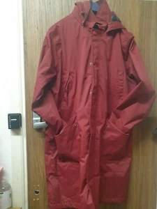 Ladies Cotton Trader Waterproof Fleece Lined Hooded Coat Size L Rusty Red - Picture 1 of 9