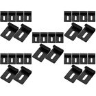  30 Pcs Mirror Holders for Wall Stainless Steel Mounting Clip