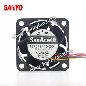SANYO Denki 9GA0424P6H001 SanAce Fan DC 24V 0.08A 40*40*20MM 4-wire Cooling Fan - Picture 1 of 5