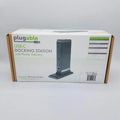 Plugable USB-C Docking Station with Power Delivery UD-CA1A HDMI Open Box - Image 1 of 4