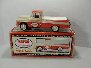 Mopar Parts 1957 Dodge D100 pickup lato spazzato banco metallo pressofuso 1/25 - Foto 1 di 6