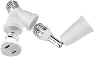 3-in-1 E26/E27 2 Spotlight Socket Splitter - Picture 1 of 12