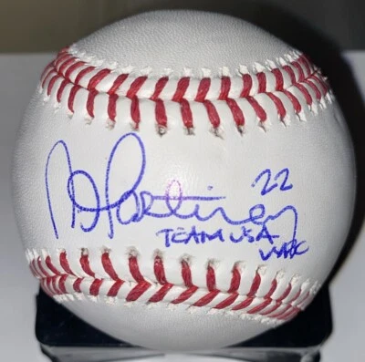 Nick Martinez Autographed Official Major League Baseball Team USA #22 WBC AUTO - Image 1 of 3