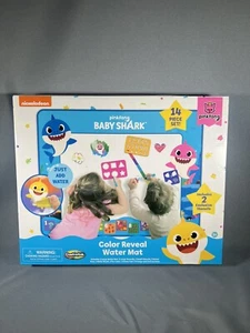 Nickelodeon Pinkfong Baby Shark Color Reveal Water Drawing Mat - 14 Piece - New - Picture 1 of 2