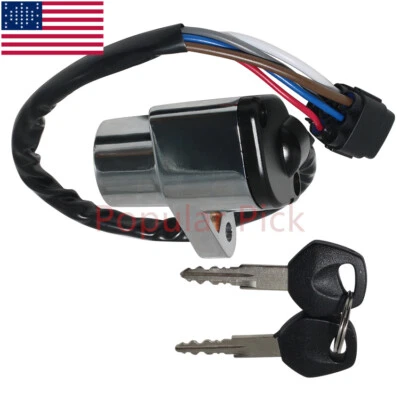 для Kawasaki Vulcan 1500 VN1500 Classic Tourer 1998-1999 ПЕРЕКЛЮЧАТЕЛЬ ЗАЖИГАНИЯ И КЛЮЧИ - Изображение 1 из 4