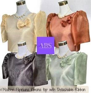 Top Kimona Filipina Moderno con Cinta Desmontable - Imagen 1 de 45