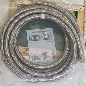 Everbilt 12 Fuß Polymer Geflochtene Eismacher Wasserleitung Universal 1/4" Stecker Neu. - Bild 1 von 6