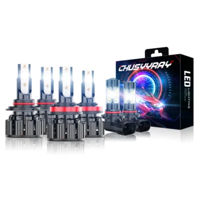 Kit combinado de faros LED + faros antiniebla 6X 6000K para Lincoln Aviator 2003-2005 Foto 1 de 4